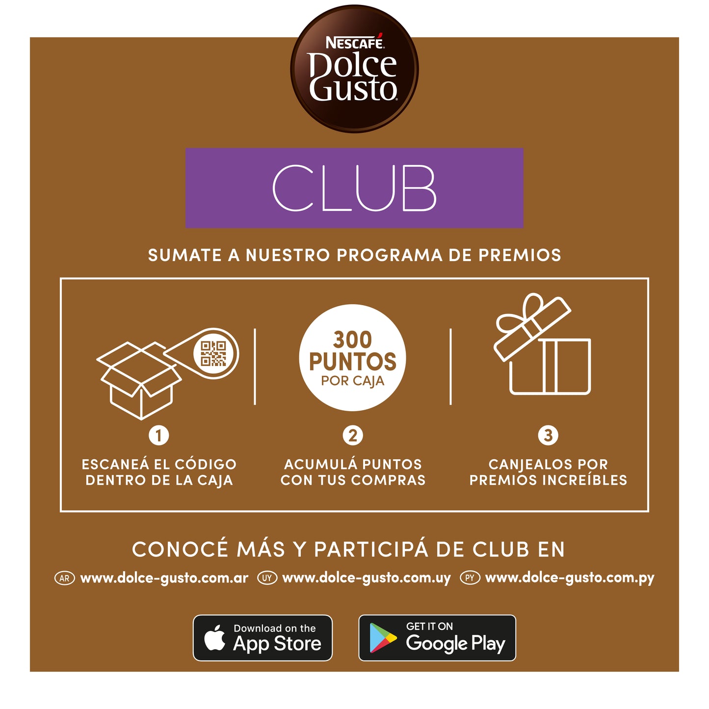 Cápsulas de Café NESCAFÉ® Dolce Gusto® Au Lait - x10 Cápsulas