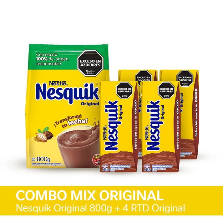 Combo Nesquik 800g + Chocolatada 200ml | Shop Nestlé