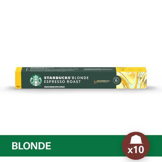 Cápsulas de Café STARBUCKS®  Nespresso® Blonde Espresso x 10 Cápsulas