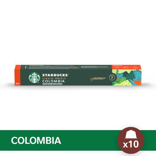 Cápsulas de Café STARBUCKS®  Nespresso® Colombia x 10 Cápsulas