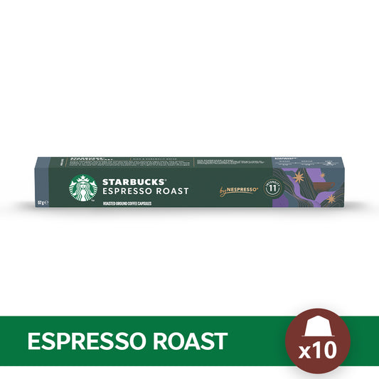 Cápsulas de Café STARBUCKS® Nespresso® Espresso Roast x 10 Cápsulas