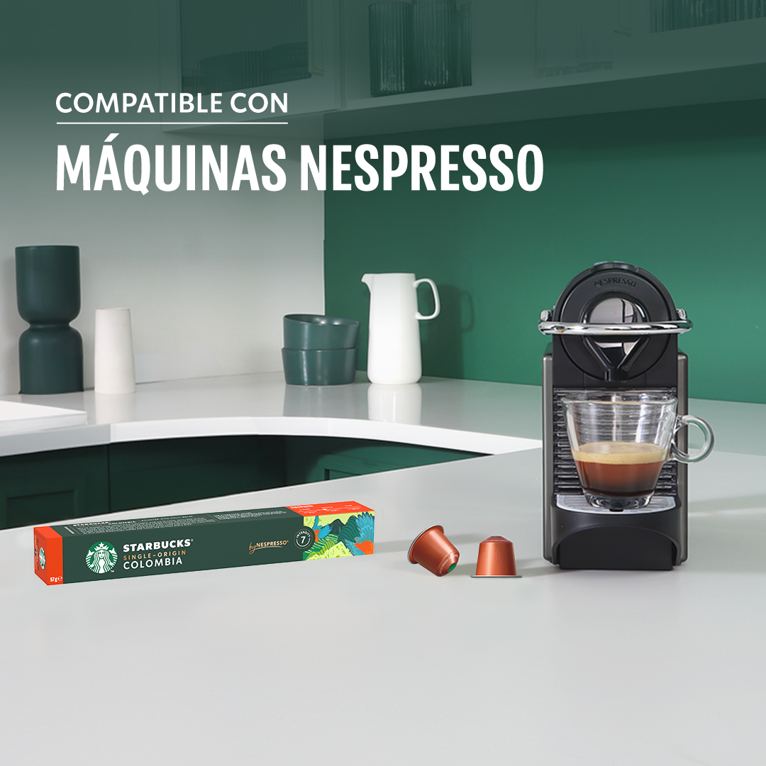 Cápsulas de Café STARBUCKS®  Nespresso® Colombia x 10 Cápsulas