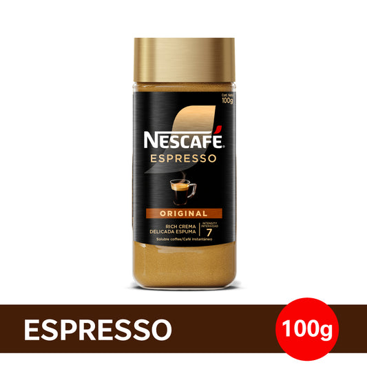 Café Instantáneo NESCAFÉ® Gold Espresso - Frasco x100gr