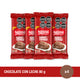 Chocolate con Leche Suave y Cremoso - 4 unidades x 80gr