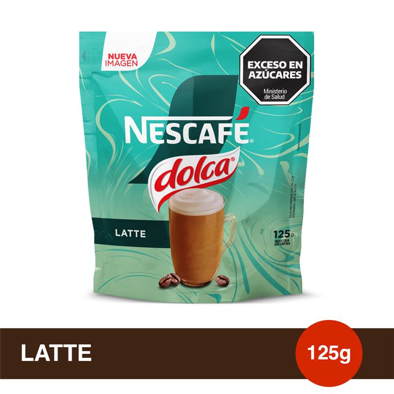 Café Instantáneo NESCAFÉ® Dolca® Mixes Latte - Doypack x125gr