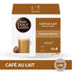 Cápsulas de Café NESCAFÉ® Dolce Gusto® Au Lait - x10 Cápsulas