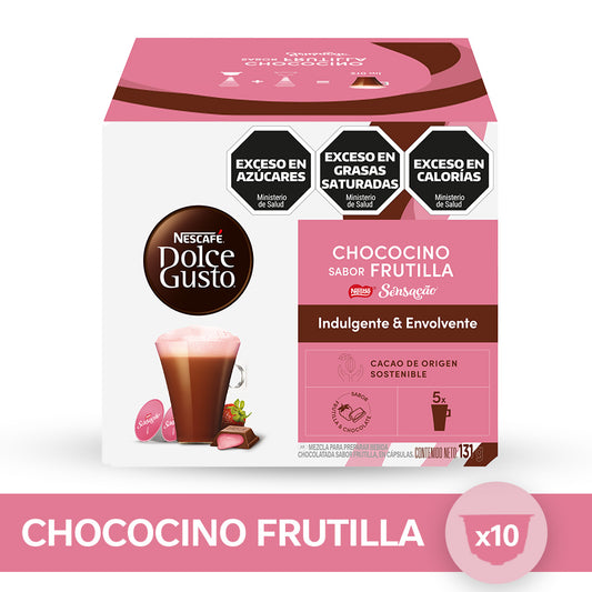 Cápsulas de Café NESCAFÉ® Dolce Gusto® Chococino Frutilla - x 10 Cápsulas
