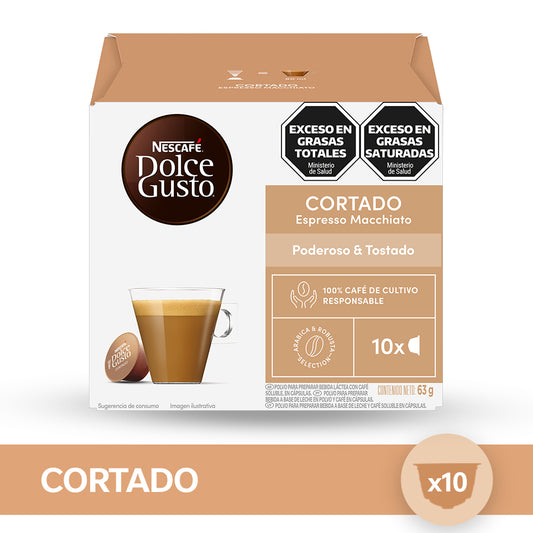 Cápsulas de Café NESCAFÉ® Dolce Gusto® Cortado - x 10 Cápsulas