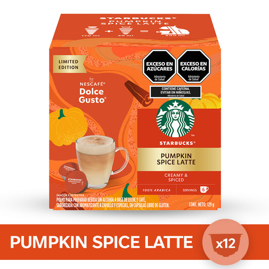 Cápsulas de Café STARBUCKS® By Dolce Gusto® Pumpkin Spice Latte x 12 Cápsulas