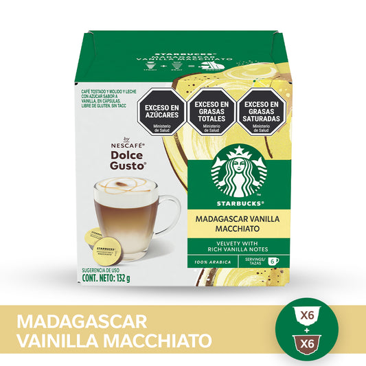 Cápsulas de Café STARBUCKS® By Dolce Gusto® Vainilla Macchiato x 12 Cápsulas