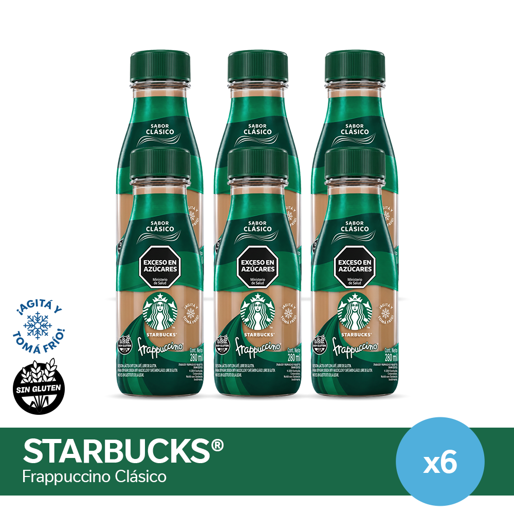 Imagen de ¡Pack x6! STARBUCKS Frappucino Clásico Listo para Tomar 280ml