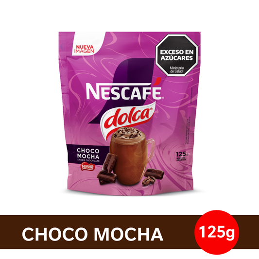 Café Instantáneo NESCAFÉ® Dolca® Mixes Mocha - Doypack x125gr