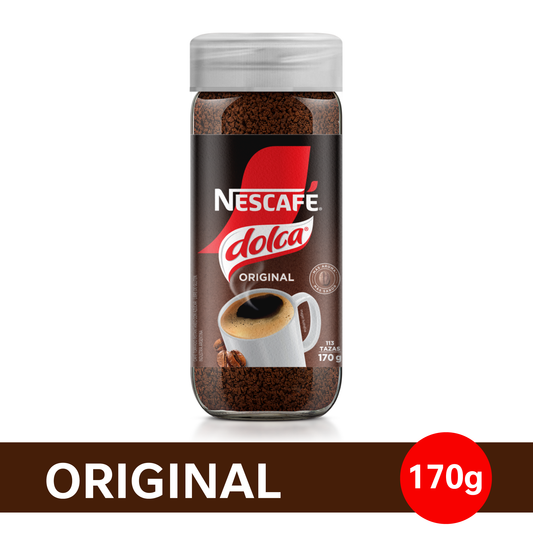 Café Instantáneo NESCAFÉ® Dolca® - Frasco x 170gr