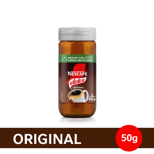 Café Instantáneo NESCAFÉ® Dolca® - Frasco x50gr