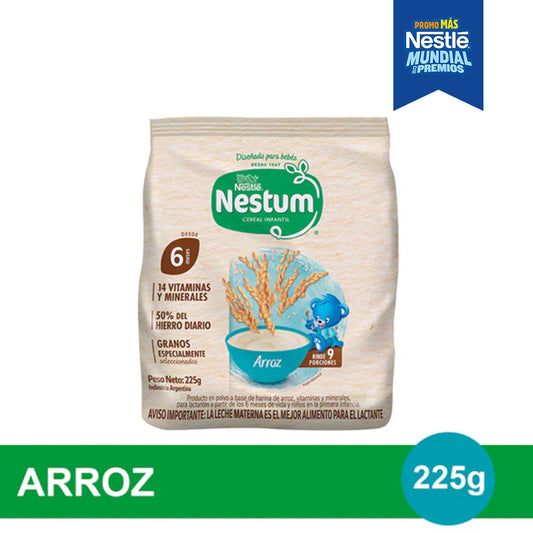 NESTUM® Cereal Infantil Arroz - Flowpack x 225gr