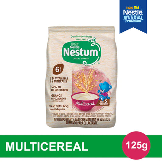 NESTUM® Cereal Infantil Sabor Multicereal - Flowpack x 125gr