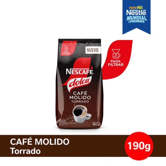 NESCAFÉ® Dolca Tostado y Molido Torrado x 190gr