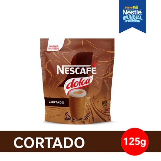 Café Instantáneo NESCAFÉ® Dolca® Mixes Cortado - Doypack x125gr