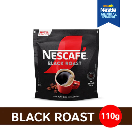 Café Instantáneo NESCAFÉ® Black Roast - Doypack x 110gr