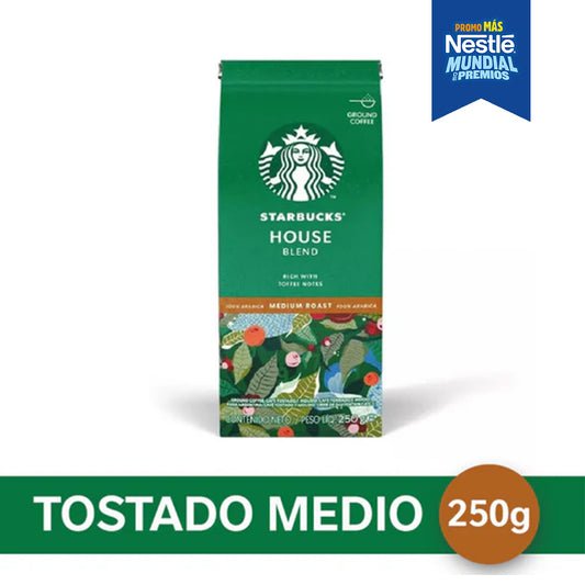 Café Tostado y Molido STARBUCKS® House Blend - Softpack x250gr