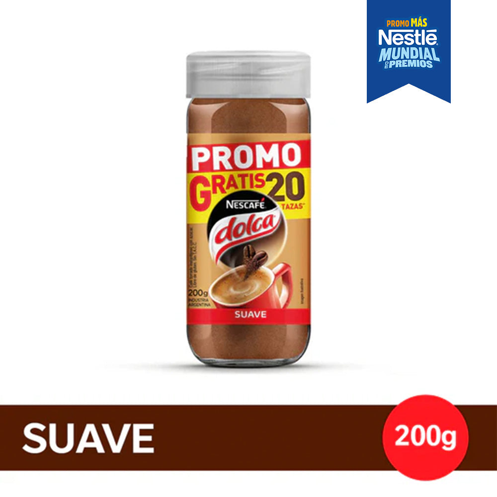 NESCAFÉ® Dolca Suave Frasco x 200gr