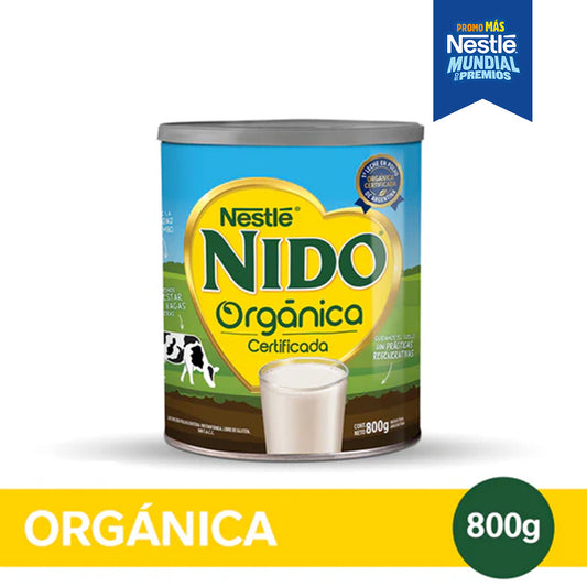 NIDO® Orgánica Leche en Polvo - Lata x 800gr