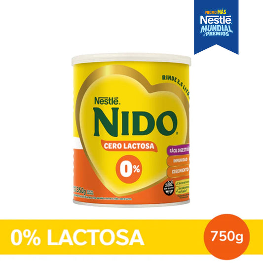 NIDO® Realidad Aumentada Leche Infantil con 0% Lactosa - Lata x 750gr