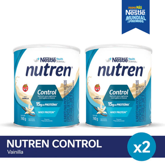 ¡Pack x2! Nutren® Control sabor Vainilla x 2u.
