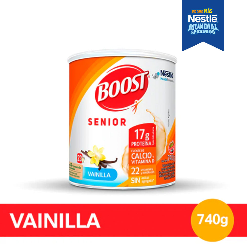 Suplemento nutricional BOOST SENIOR Vainilla - Lata x 740gr