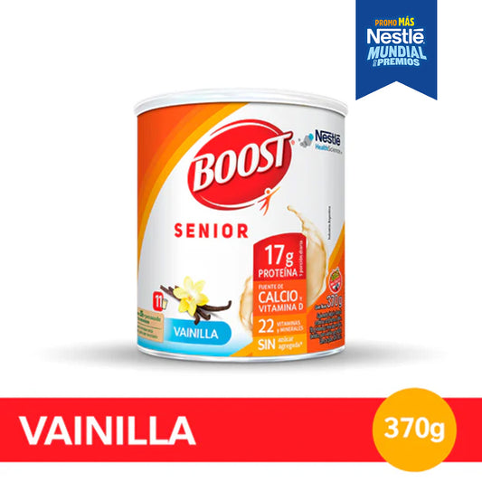 Suplemento nutricional BOOST SENIOR Vainilla - Lata x 370g
