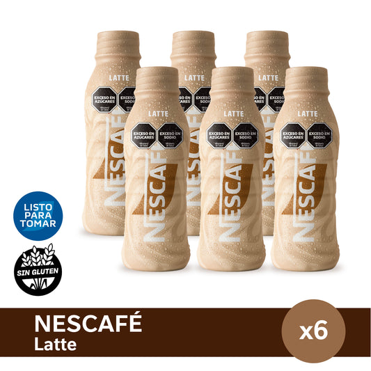 ¡Pack x6! Bebida Nescafé Latte 270 mL x 6u.