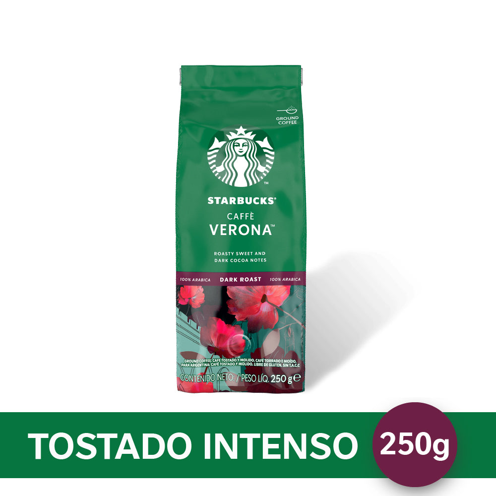 Café Tostado y Molido STARBUCKS® Verona - Softpack x250gr