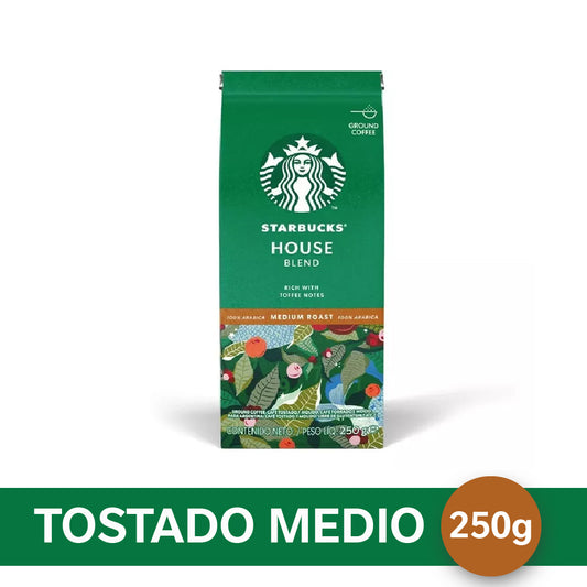 Café Tostado y Molido STARBUCKS® House Blend - Softpack x250gr