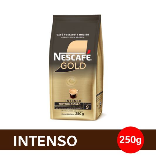 Café Tostado y Molido NESCAFÉ® Gold Intenso - Softpack x 250gr