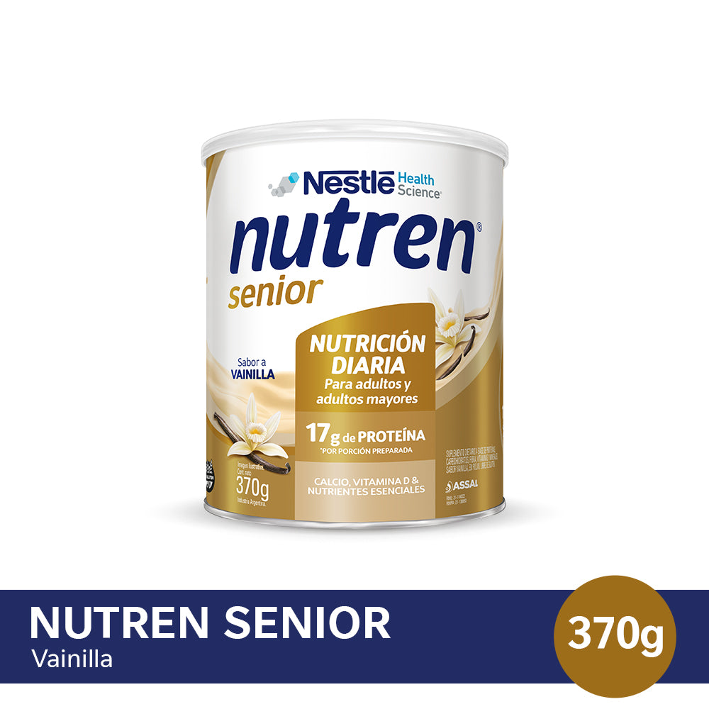 Suplemento Nutricional NUTREN SENIOR Vainilla - Lata x 370g