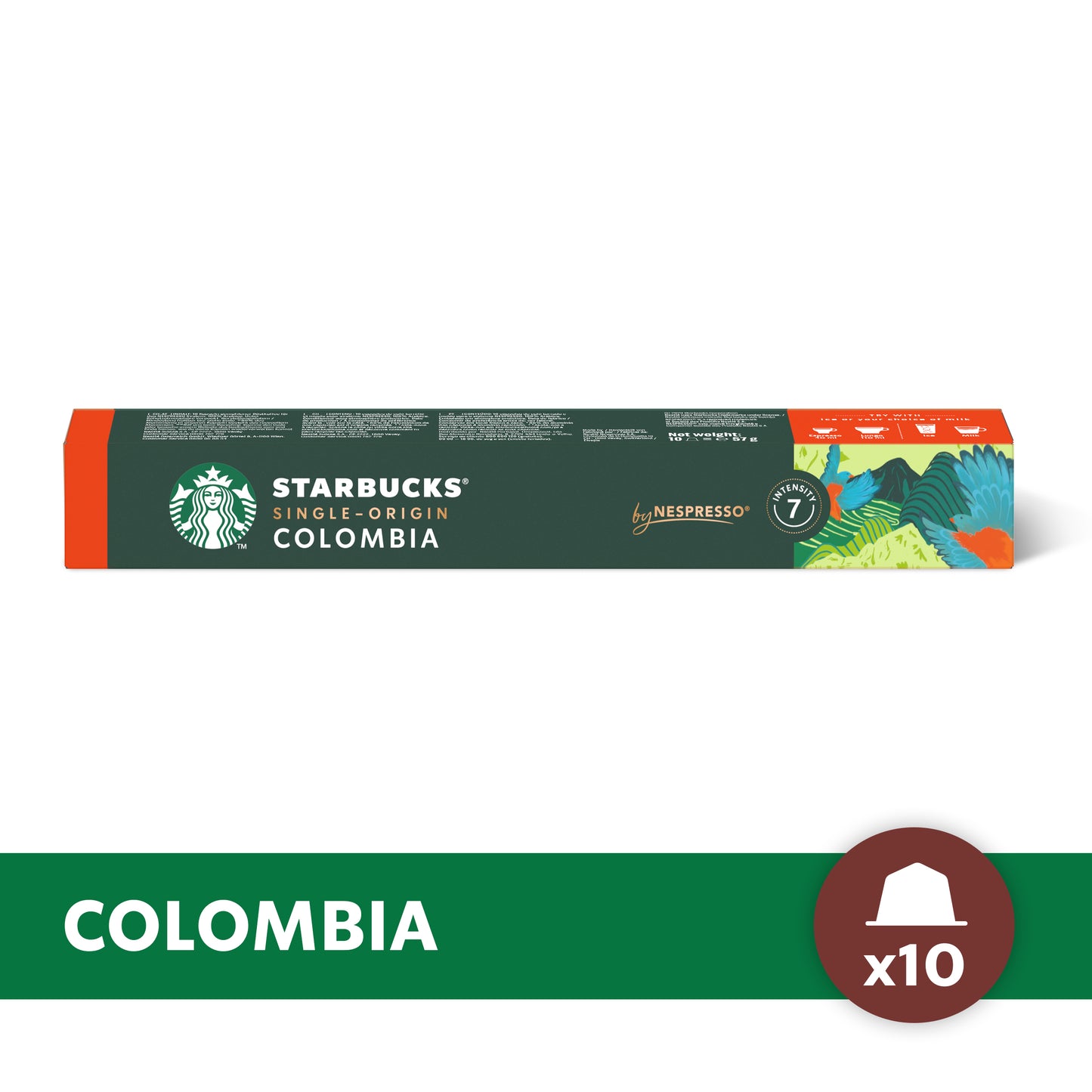 Cápsulas de Café STARBUCKS®  Nespresso® Colombia x 10 Cápsulas