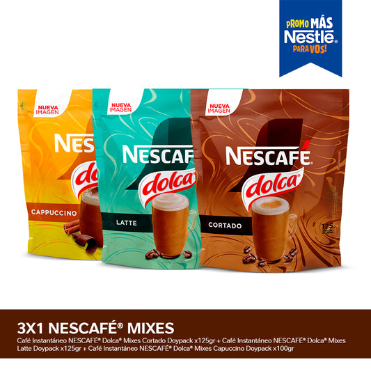 ¡3x1 en Café Instantáneo NESCAFÉ® Mixes!