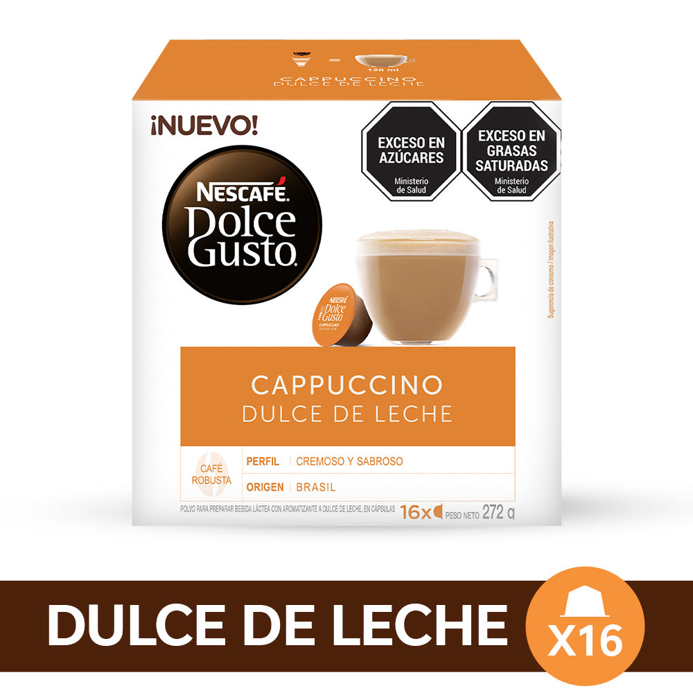 Cápsulas de Café NESCAFÉ® Dolce Gusto® Dulce de Leche - x 16 Cápsulas