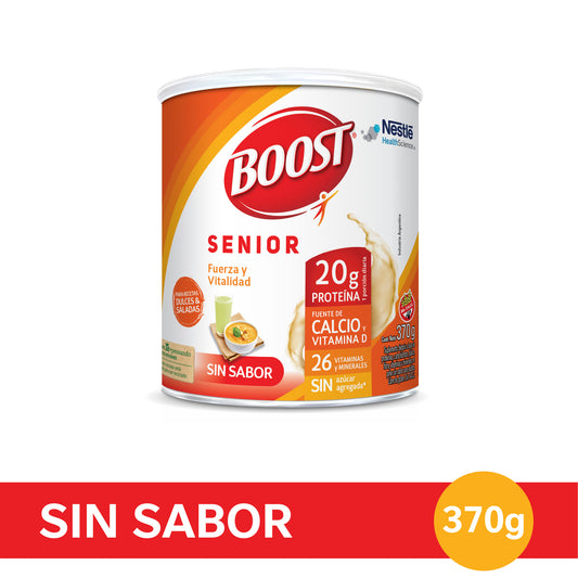 Suplemento nutricional BOOST SENIOR Sin sabor - Lata x 370gr