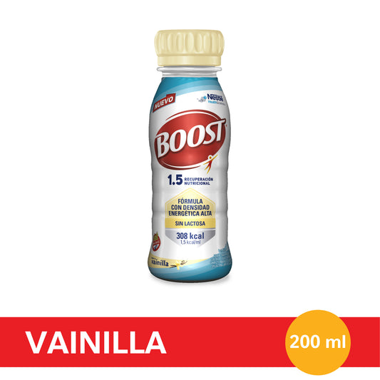 Suplemento nutricional BOOST 1.5 Vainilla - Botellita x 200 ml