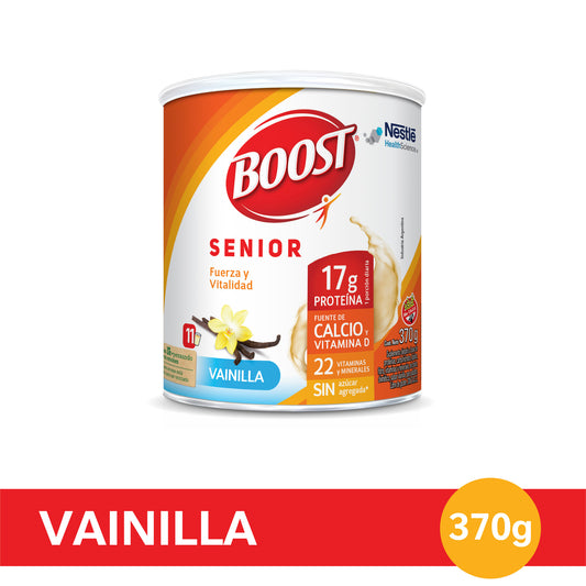 Suplemento nutricional BOOST SENIOR Vainilla - Lata x 370g