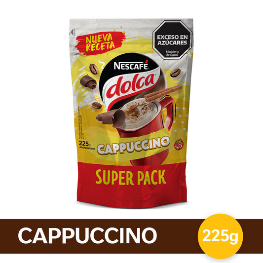 Café Instantáneo NESCAFÉ® Dolca® Mixes Cappuccino - Doypack x225gr