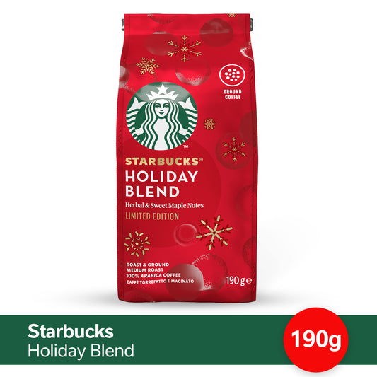 Café Tostado y Molido STARBUCKS® Holiday Blend - Softpack x 190gr