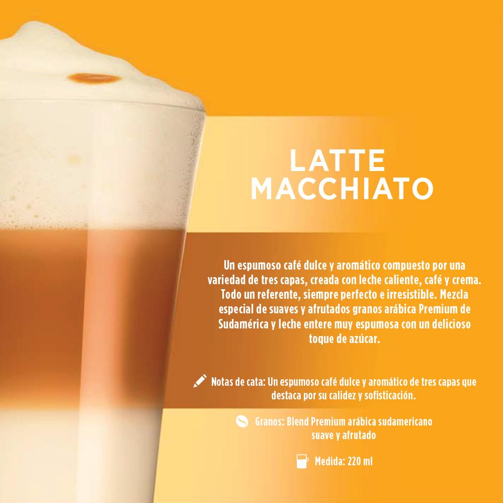 Capsulas de Cafe Dolce Gusto Latte Macchiato Shop Nestle