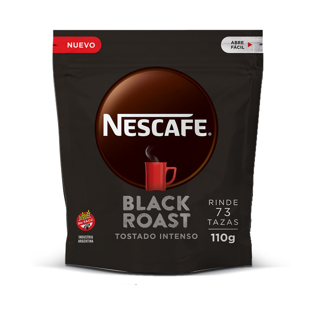 Café Instantáneo NESCAFÉ® Black Roast - Doypack x 110gr