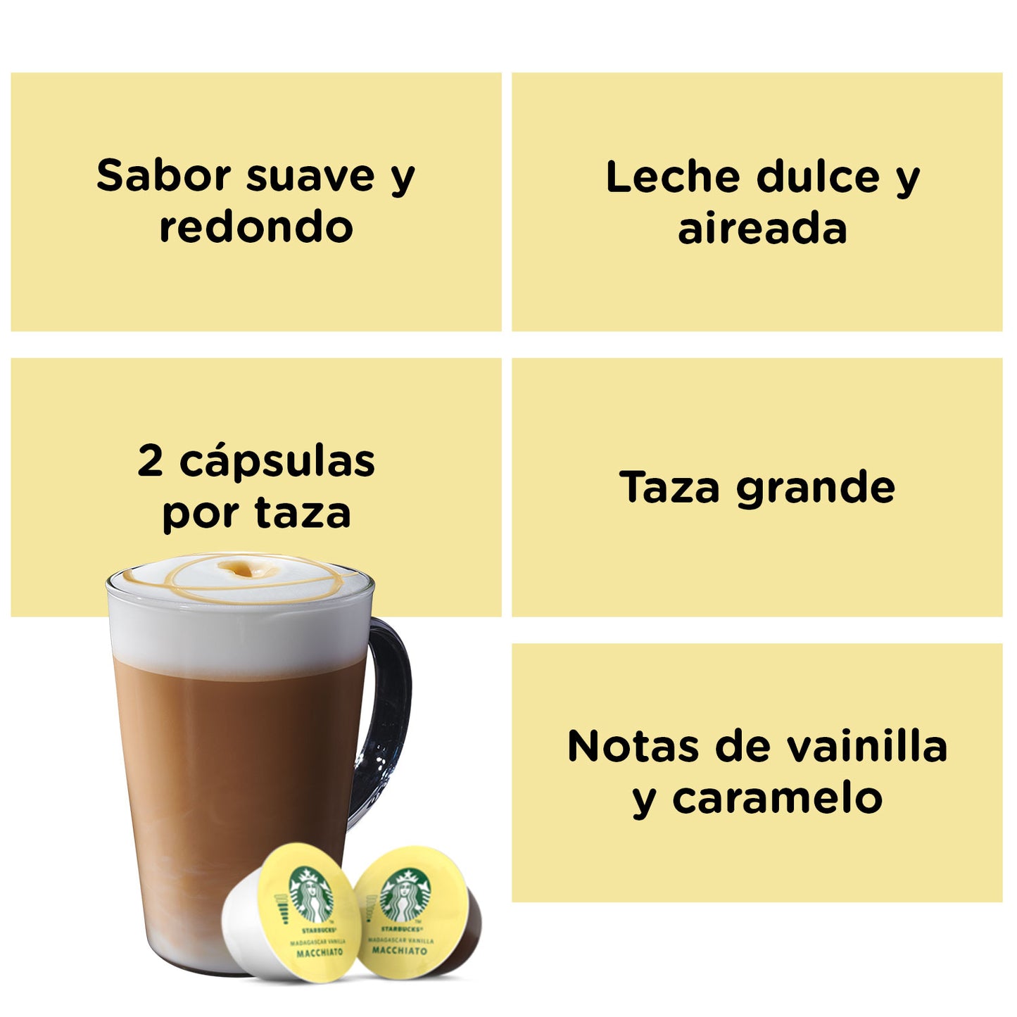 Cápsulas de Café STARBUCKS® By Dolce Gusto® Vainilla Macchiato x 12 Cápsulas