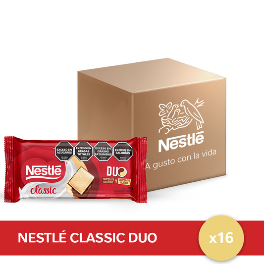 Chocolate NESTLÉ® Classic Duo - 16 unidades x 80gr