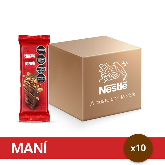 Chocolate con Maní NESTLE® - 10 unidades x 150gr