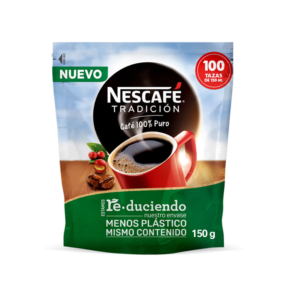 Café Instantáneo NESCAFÉ® Tradición - Doypack x 150gr